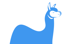 textura PNG llhama azul